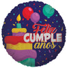 18D-0226 Globo metálico de cumpleaños