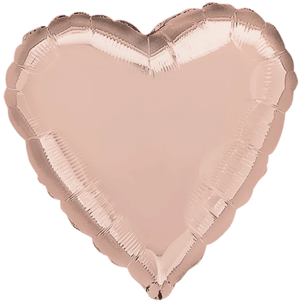 18S-0076 Globo de corazon Rose Gold