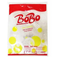 50 burbuja 24" BOBO PVC con Porta Globo de 45cm