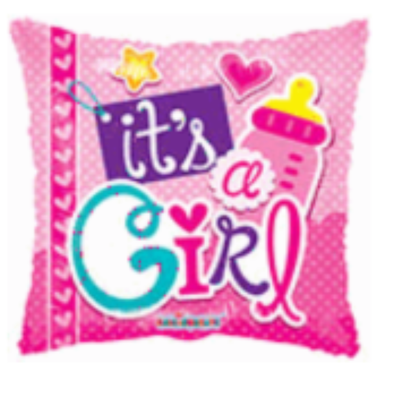 18D-6032  Globo metálico de bebes