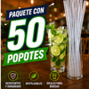 VARA POPOTE 45CM paquete con 50