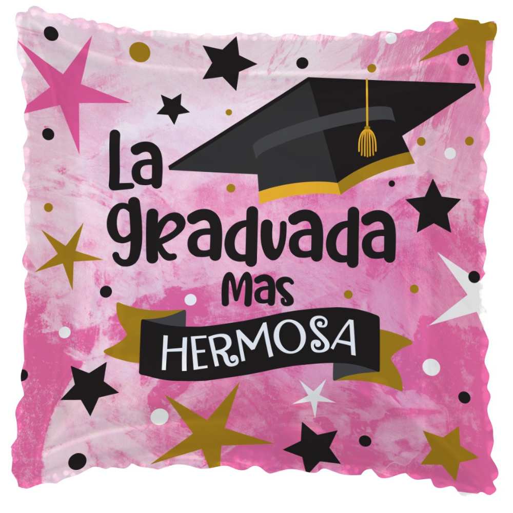 18D-1143 Globo metálico de graduación