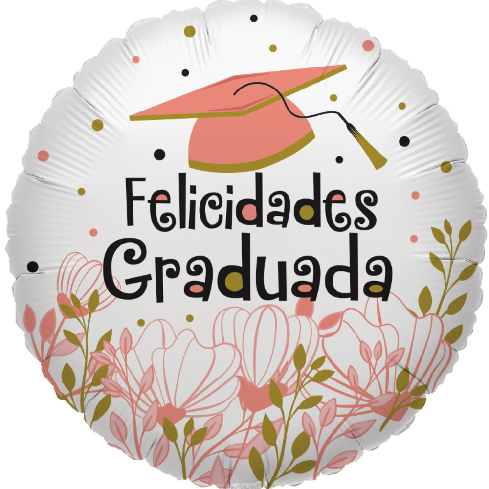 18D-1130 Globo metálico de graduacion