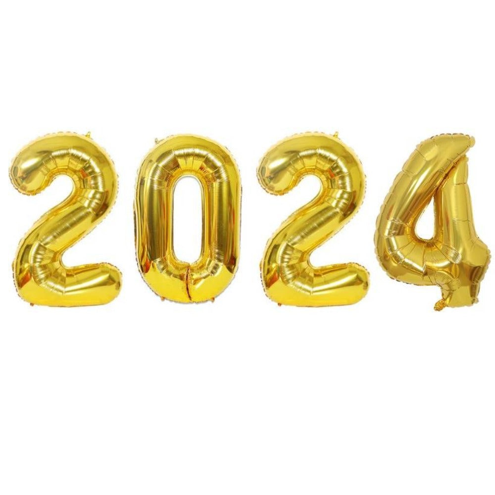 Letrero 30" 2024 color dorado