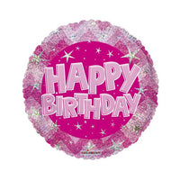 18D-0139 Globo metálico de cumpleaños