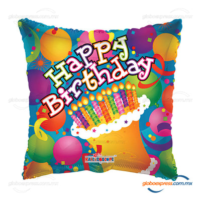 18D-0026 Globo metálico de cumpleaños