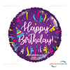 18D-0136 Globo metálico de cumpleaños