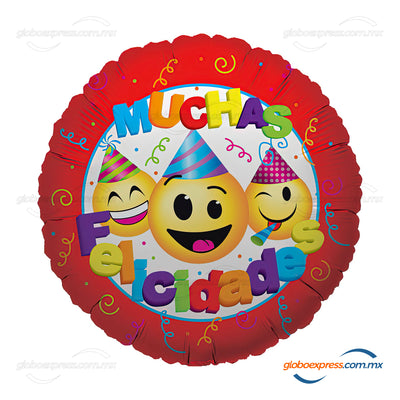 18D-0216 Globo metálico de cumpleaños