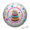 18D-0292 Globo metálico de cumpleaños