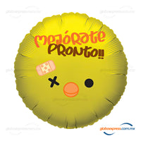 18D-2122 Globo metálico de aliviate pronto