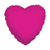 18S-0070 Globo de corazon color fucsia