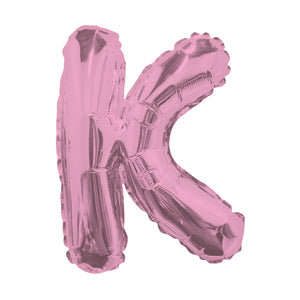 14S-K3 Globo de letra K color rosa