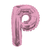14S-P3 Globo de letra P color rosa