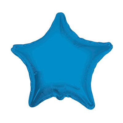 9S-0002 Globo de estrella color azul metálico