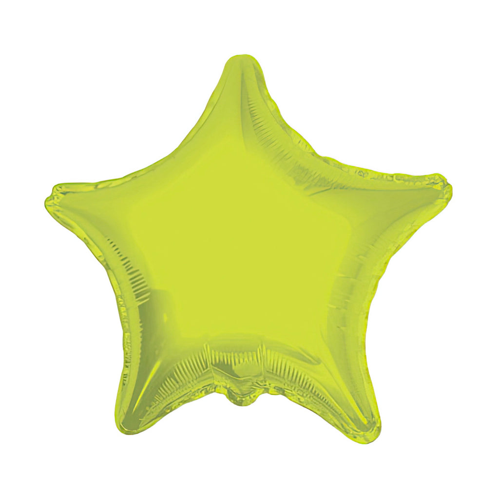 22S-0008 Globo de estrella color verde limon