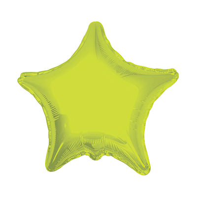 22S-0008 Globo de estrella color verde limon
