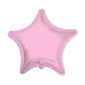9S-0012 Globo de estrella color rosa bebe