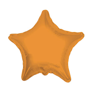 22S-0015 Globo de estrella color naranja