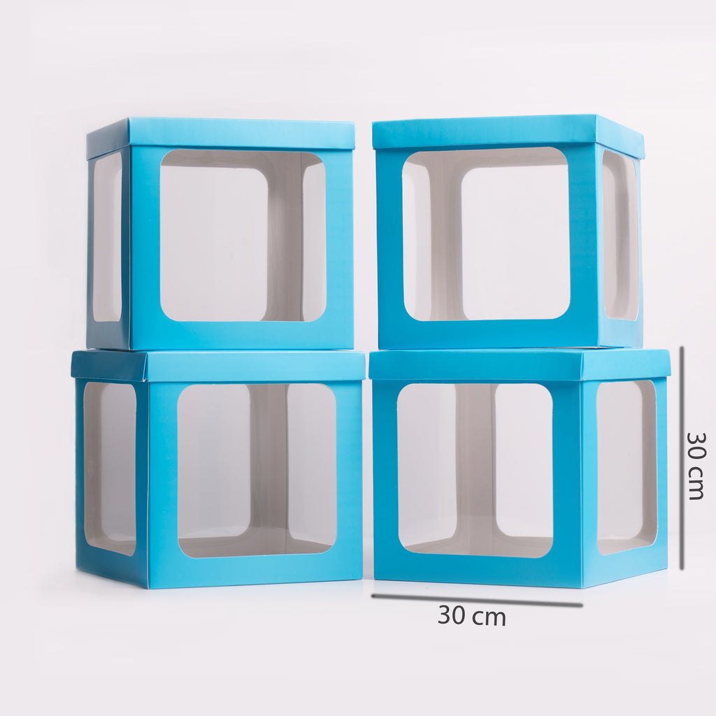 Cajas archivadoras A4 10 cm azul/blanca - 6 unidades - RETIF