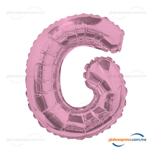 14S-G3 Globo de letra G color rosa
